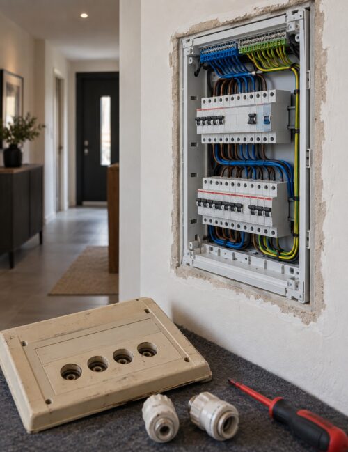 wymiana i modernizacja instalacji elektrycznej